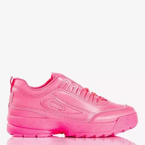 OUTLET Baskets femme rose fluo That's It - Chaussures
