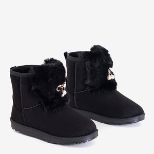OUTLET Bottes de neige noires pour femmes avec décorations Iracema - Chaussures