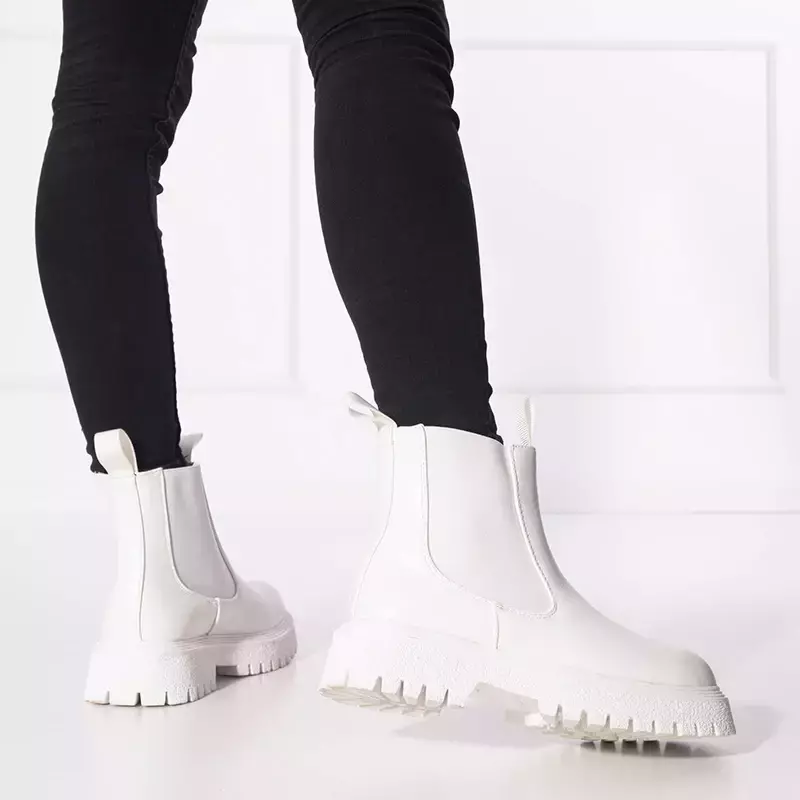 OUTLET Bottes hautes blanches femme Nurvi - Footwear