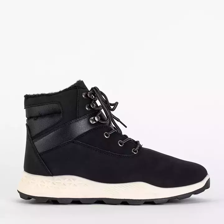 OUTLET Bottines isolées Nuok homme noires - Chaussures