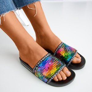 OUTLET Chaussons Egesta multicolores à paillettes - Footwear