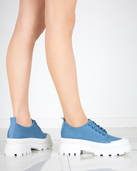 OUTLET Chaussures à lacets bleues pour femme Rozia - Footwear