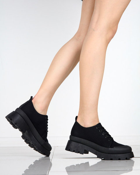 OUTLET Chaussures à lacets noires pour femme Rozia - Footwear