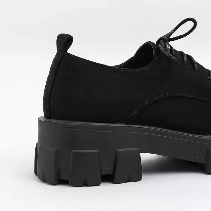 OUTLET Chaussures à lacets noires pour femmes Qasoti - Footwear