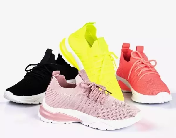 OUTLET Chaussures de sport femme rose fluo Brighton - Chaussures