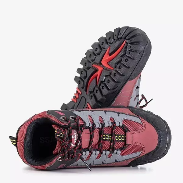 OUTLET Chaussures de sport pour femmes Aliccer noires et rouges - Footwear