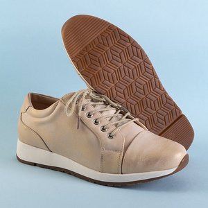 OUTLET Chaussures de sport pour femmes dorées Theliel - Footwear