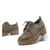 OUTLET Chaussures oxford vertes Busento - Chaussures