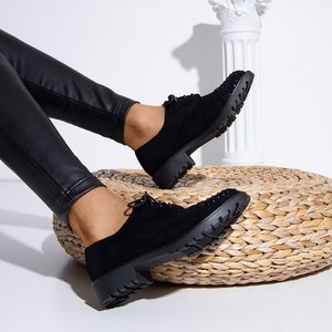 OUTLET Chaussures pour femmes noires avec zircones cubiques Einin - Footwear