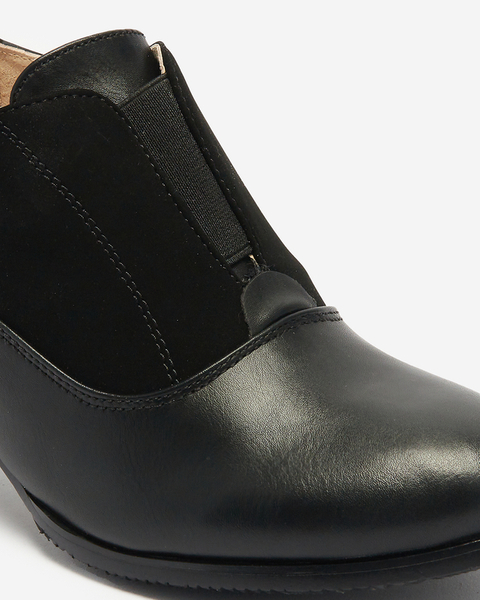 OUTLET Demi-pointes noires pour femmes sur un poteau Terrini- Footwear