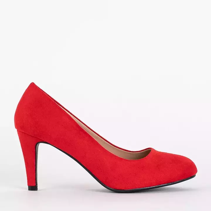 OUTLET Escarpins classiques rouges sur talon Hikka - Chaussures