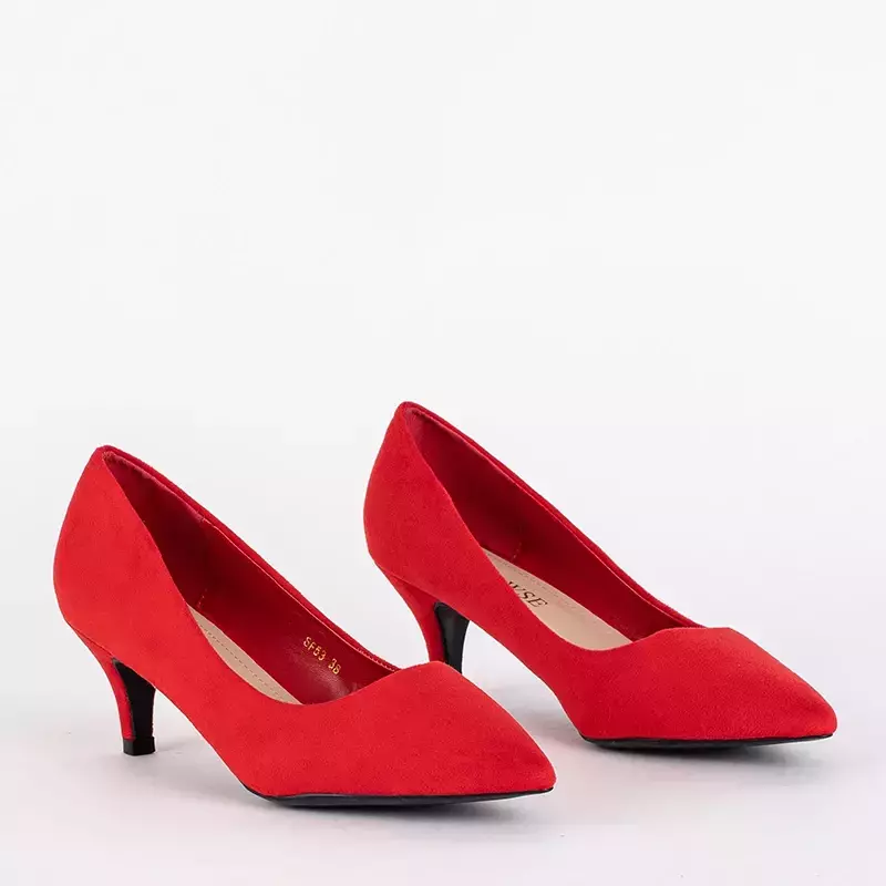 OUTLET Escarpins femme classiques rouges Forlika - Chaussures