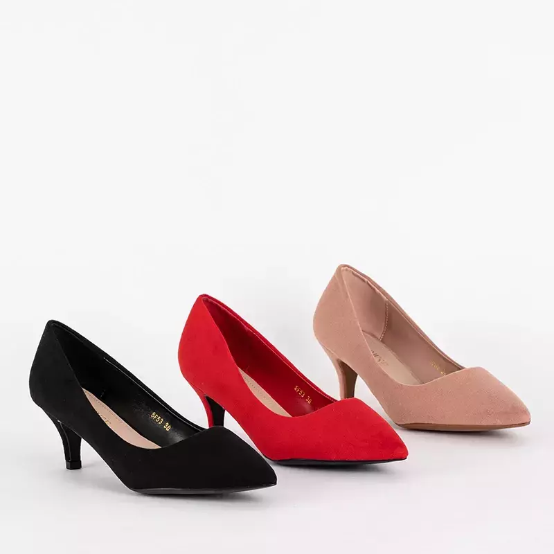 OUTLET Escarpins femme classiques rouges Forlika - Chaussures