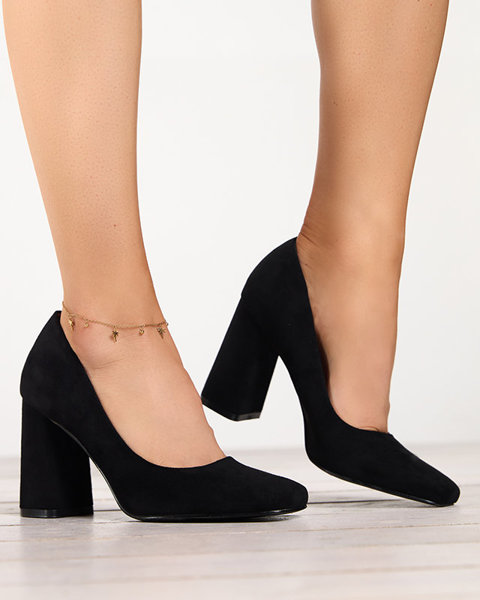 OUTLET Escarpins noirs à bout carré pour femme Zerila - Footwear