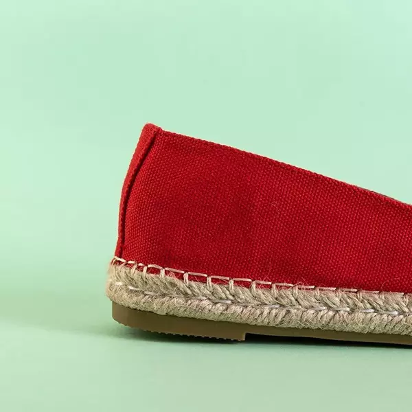 OUTLET Espadrilles Bahia rouges pour femme - Chaussures