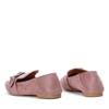 OUTLET Mocassins roses à boucle Alessia - Chaussures