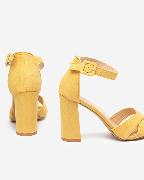 OUTLET Sandales jaunes pour femmes sur le poteau Lexyra - Footwear