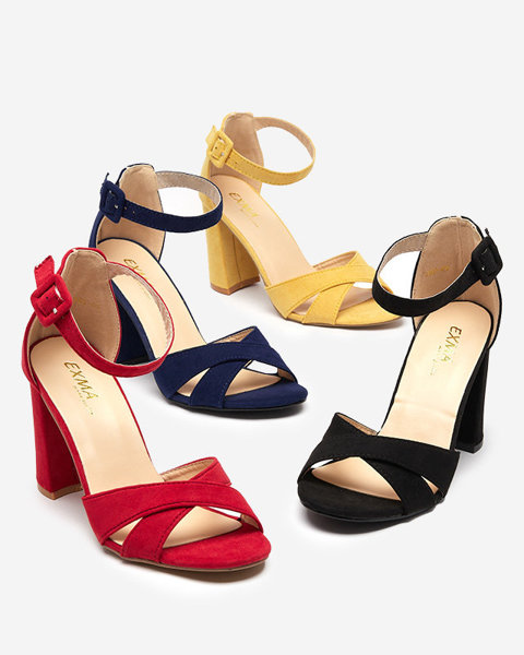 OUTLET Sandales jaunes pour femmes sur le poteau Lexyra - Footwear