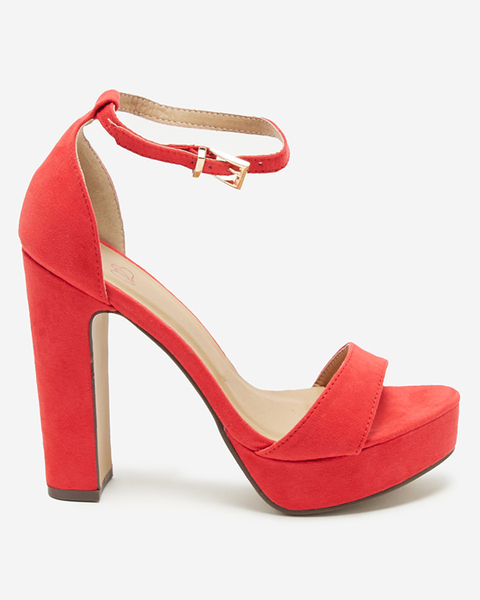 OUTLET Sandales pour femmes rouges à talon haut Cerista - Footwear