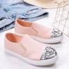 OUTLET Slip-on rose avec un bout décoratif Theodara - Chaussures