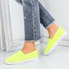 OUTLET slip jaune fluo sur Marion- Chaussures