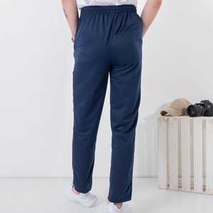 Pantalon de jogging droit homme bleu marine - Vêtements