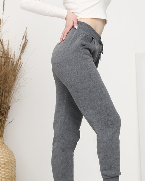 Pantalon de survêtement chauffant pour femme en gris foncé - Vêtements