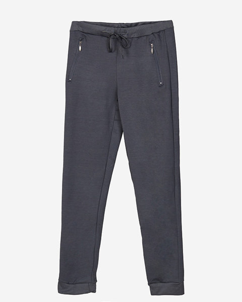 Pantalon de survêtement homme gris foncé avec poches - Vêtements