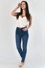 Pantalon en jean taille haute pour femme - Vêtements