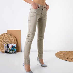 Pantalon femme kaki TAILLE PLUS - Vêtements