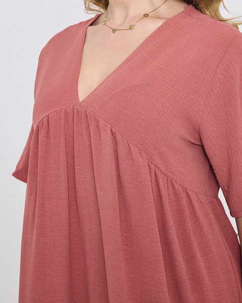 Robe maxi rose foncé pour femme - Vêtements