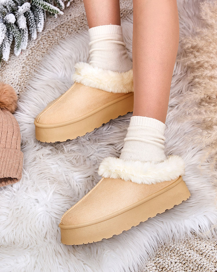 Royalfashion Bottes courtes pour femmes a'la snow boots Kapfiee