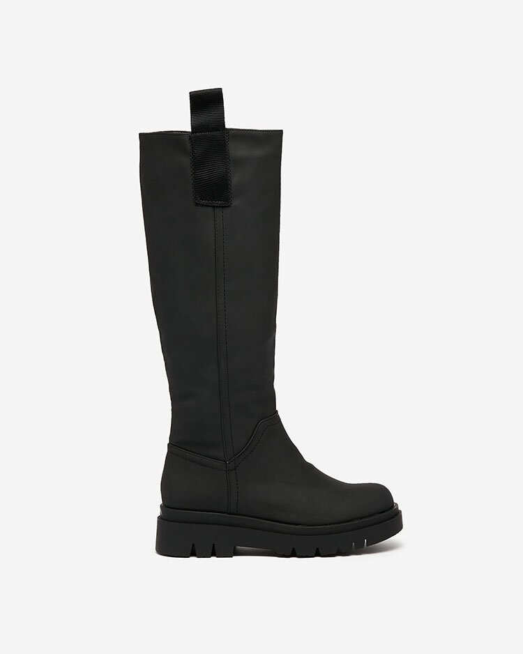 Royalfashion Bottes montantes pour femme en noir Denesis