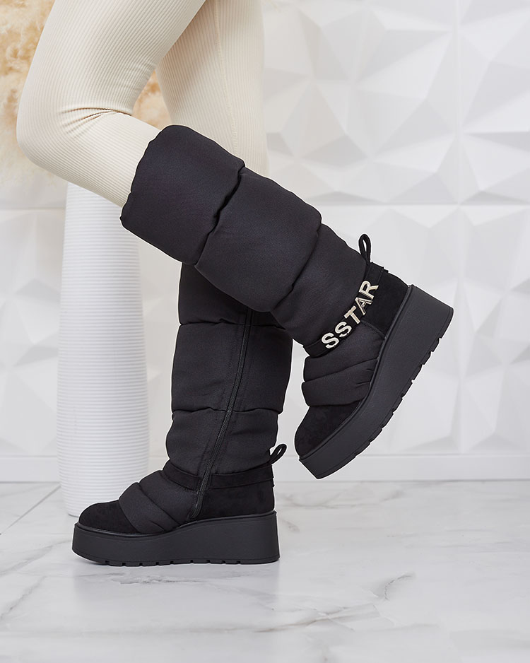 Royalfashion Bottes pour femmes a'la snow boots Dertrata