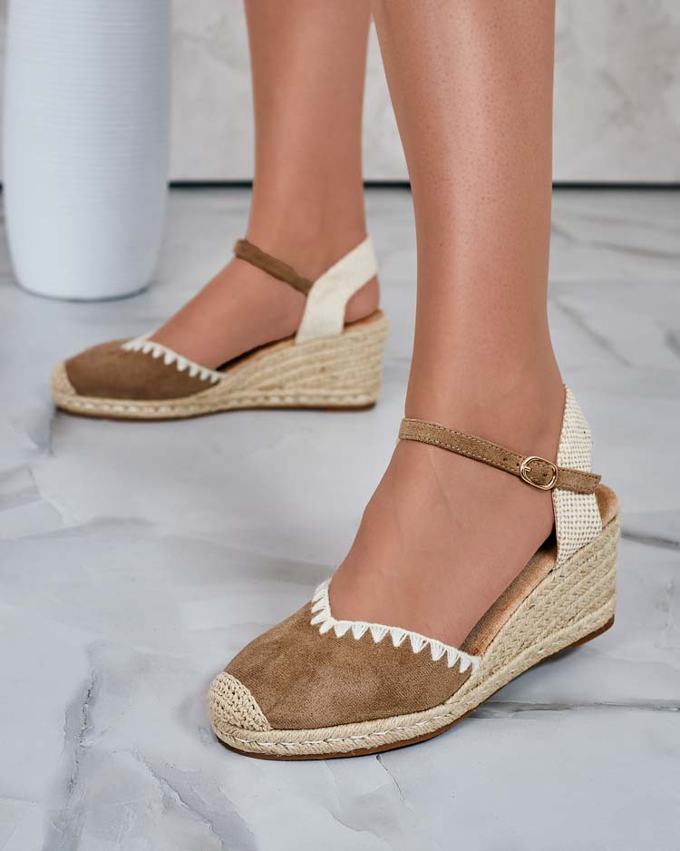 Royalfashion Espadrilles sur talon Moniz Booty