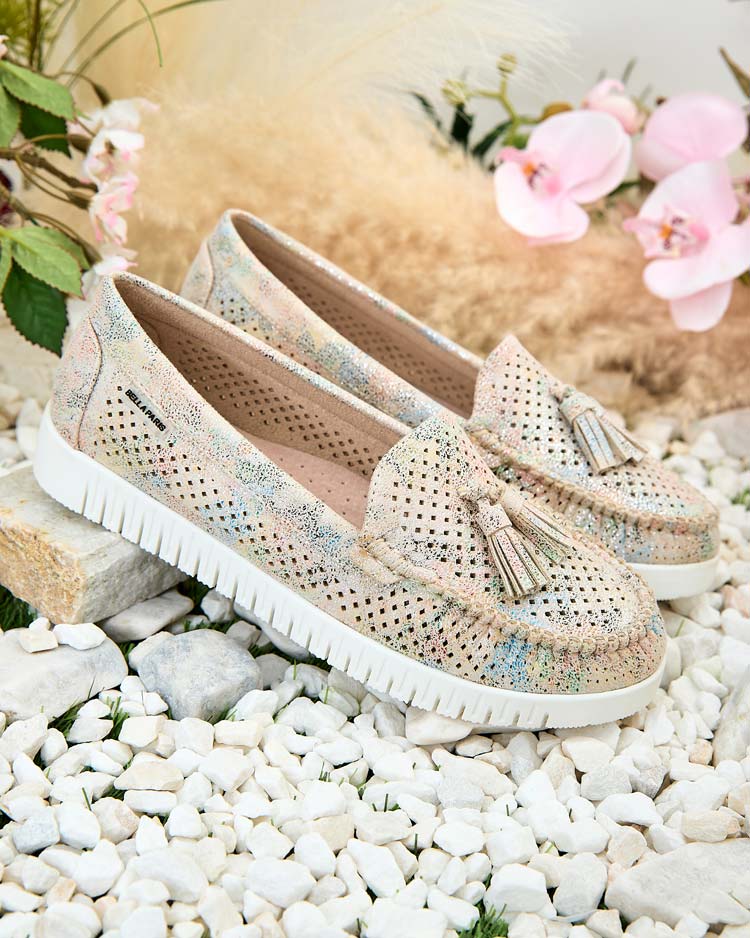 Royalfashion Mocassins ajourés pour femme Molaffa