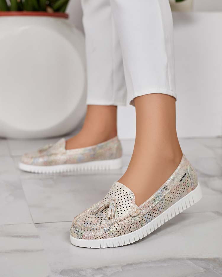 Royalfashion Mocassins ajourés pour femme Molaffa