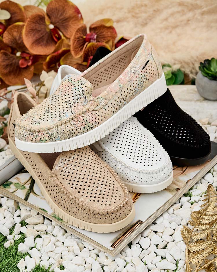 Royalfashion Mocassins ajourés pour femme Nafis