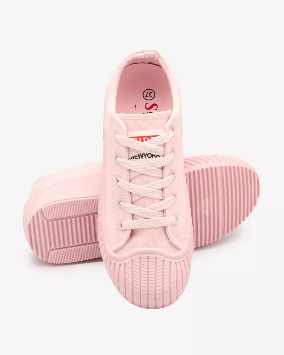 Royalfashion Pink Brigera platform sports sneakers