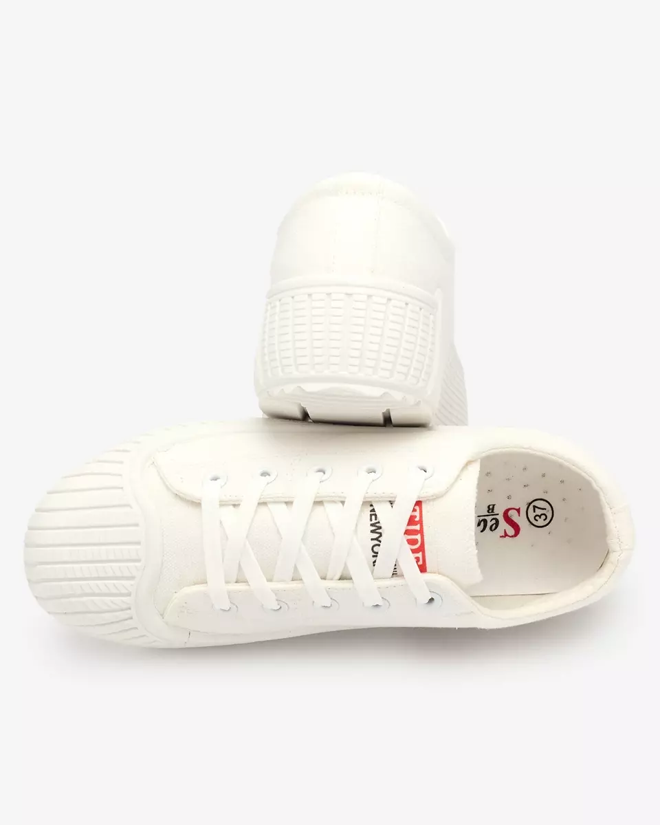 Royalfashion White Brigera platform sports sneakers