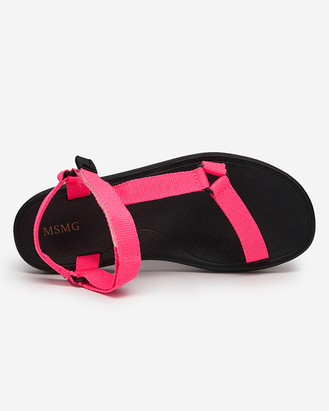 Sandales de sport pour femme Tatags rose fluo - Chaussures