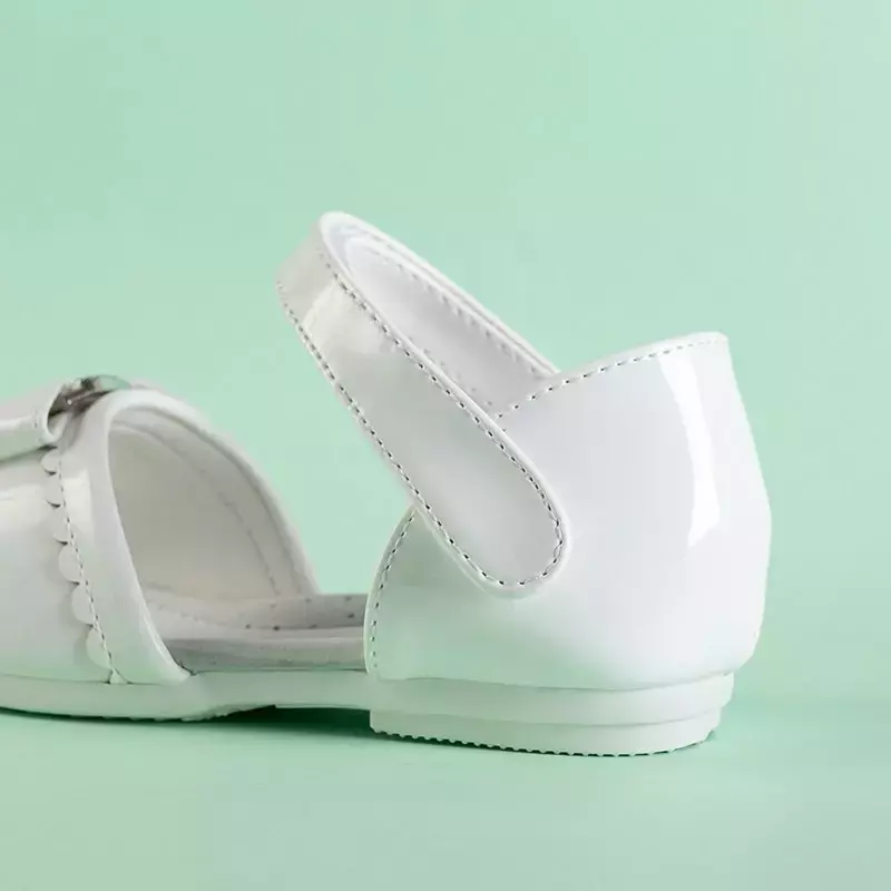 Sandales enfant blanches à nœud Ksenia - Chaussures