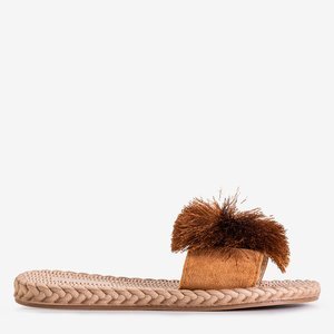 Sandales femme camel camel Azrail - Footwear