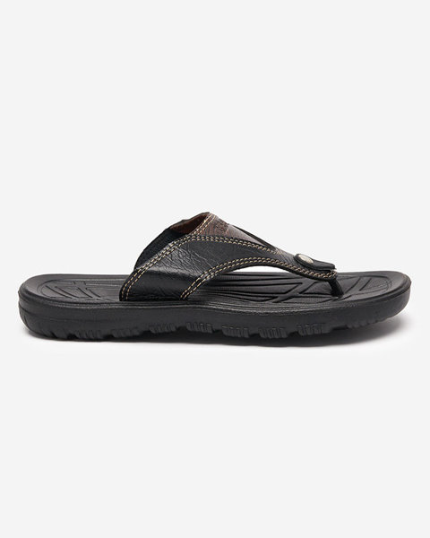 Sandales noires confortables pour hommes Madeni - Footwear