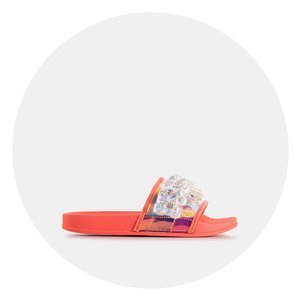 Sandales pour femmes corail avec pierres Halpasi - Chaussures