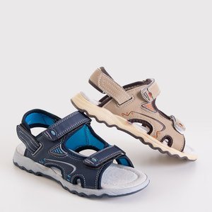 Sandales velcro garçon Ararat bleu foncé - Footwear