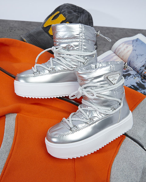 Silver bottes de neige à enfiler pour enfants Asifa - Footwear