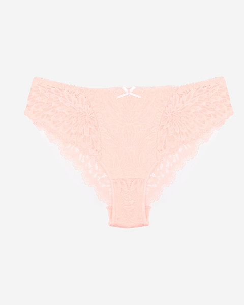Slip pour femme en dentelle rose- Underwear