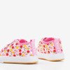 Sneakers Maddy rose velcro pour enfants - Footwear