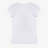 T-shirt blanc pour femme avec imprimé chien - Vêtements 1